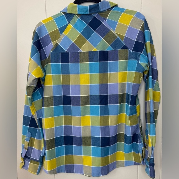 L.L. Bean Plaid Stretch Performance Camp Shirt Womens Size Small - Picture 3 of 11